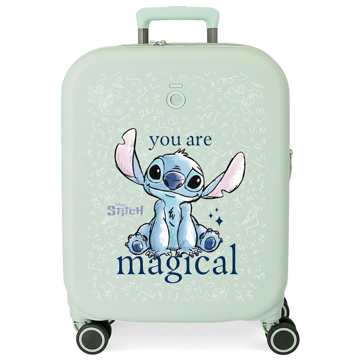 Disney Stitch You Are Magical Expandable ABS trolley suitcase 55cm product photo