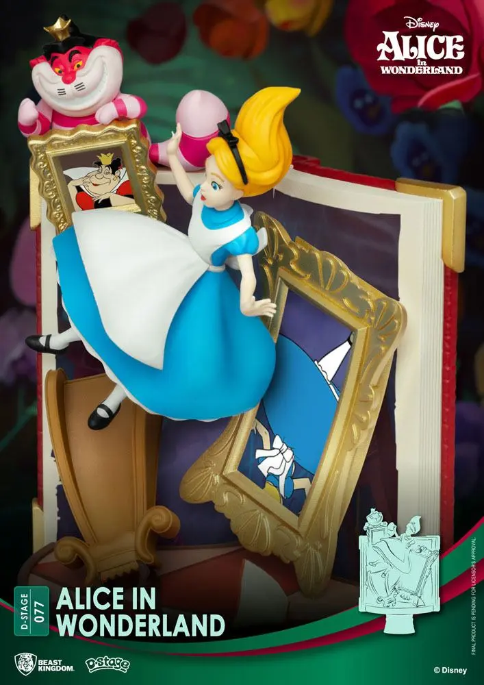 Disney Story Book Series D-Stage PVC Diorama Alice in Wonderland 15 cm product photo