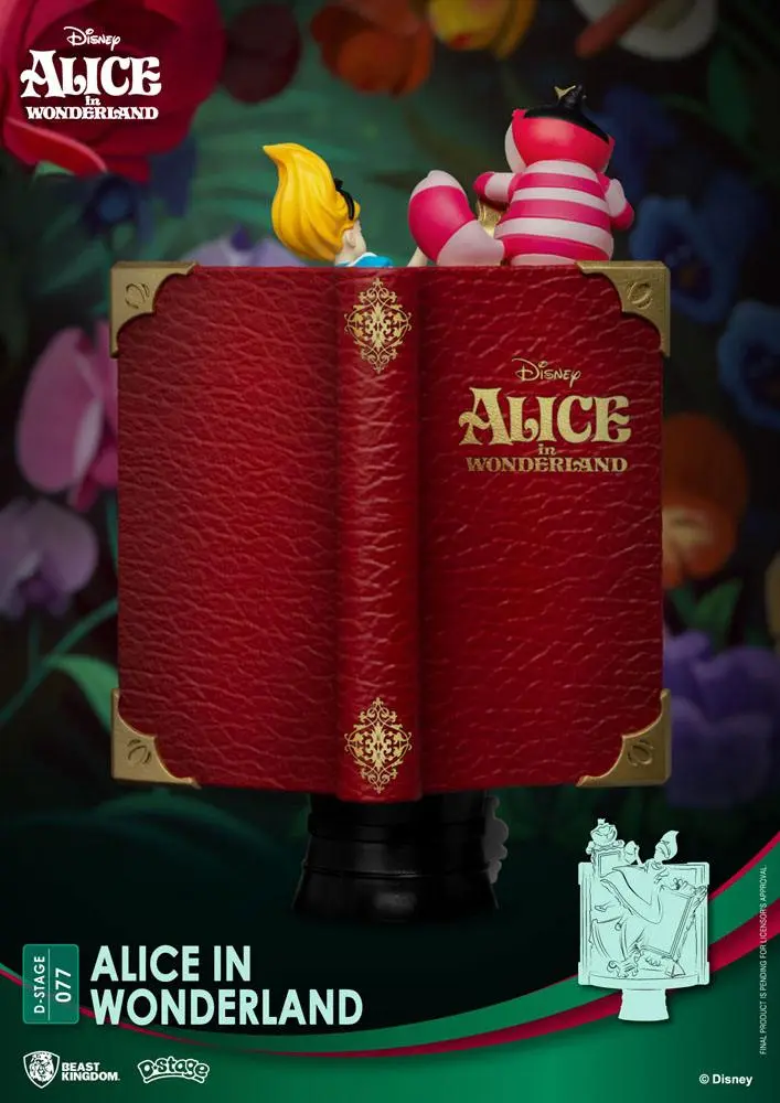 Disney Story Book Series D-Stage PVC Diorama Alice in Wonderland 15 cm product photo