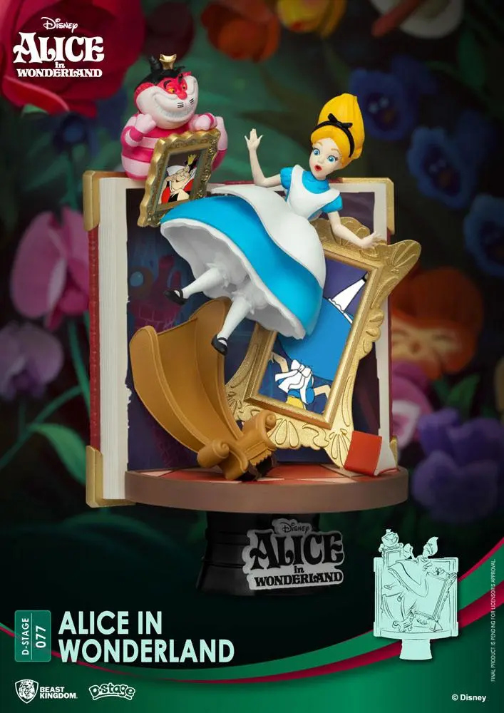 Disney Story Book Series D-Stage PVC Diorama Alice in Wonderland 15 cm product photo