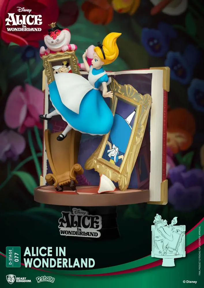 Disney Story Book Series D-Stage PVC Diorama Alice in Wonderland 15 cm product photo