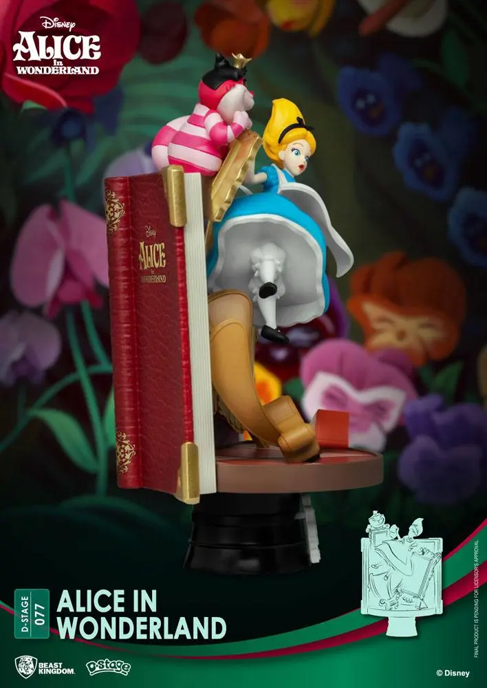 Disney Story Book Series D-Stage PVC Diorama Alice in Wonderland New Version 15 cm product photo