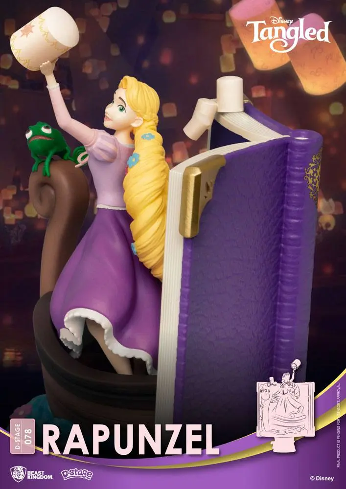 Disney Story Book Series D-Stage PVC Diorama Rapunzel 15 cm termékfotó