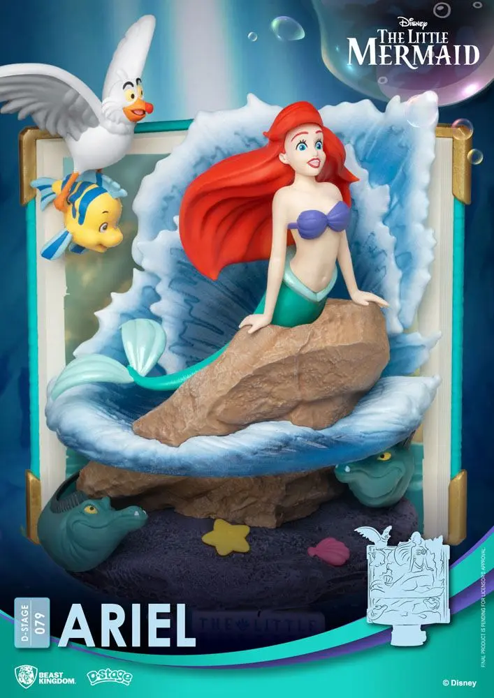 Disney Story Book Series D-Stage PVC Diorama Ariel New Version 15 cm product photo