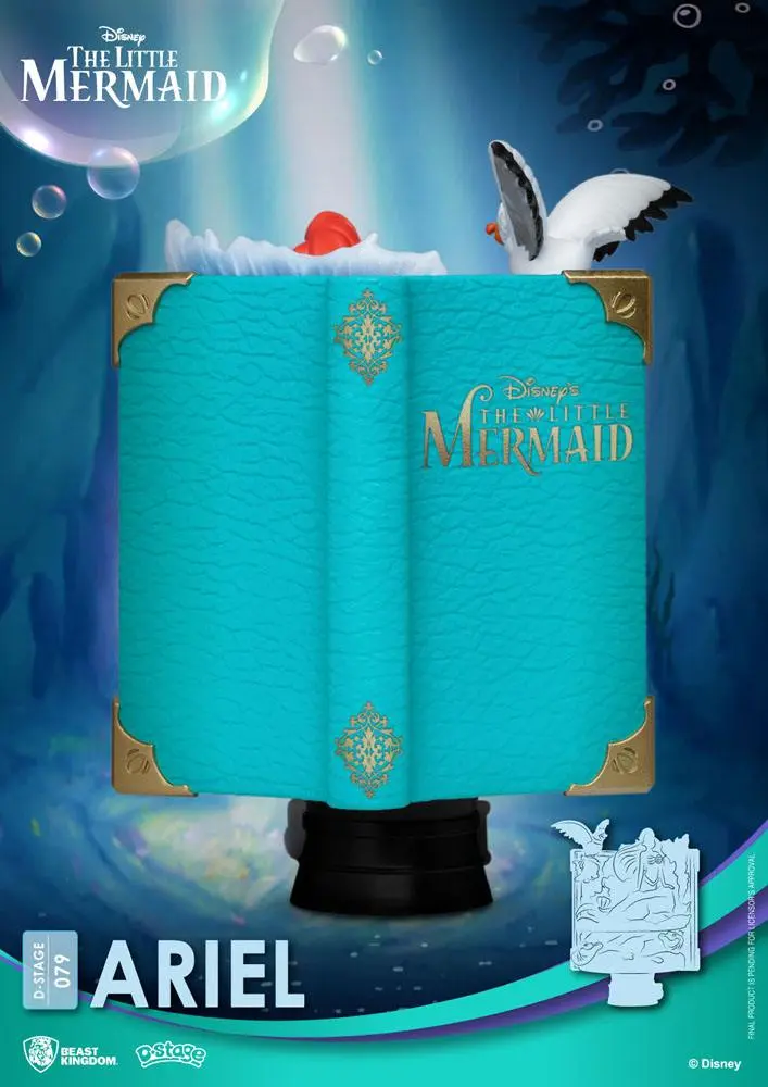 Disney Story Book Series D-Stage PVC Diorama Ariel New Version 15 cm product photo