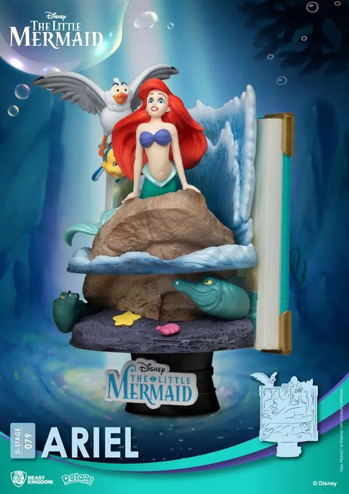 Disney Story Book Series D-Stage PVC Diorama Ariel New Version 15 cm product photo