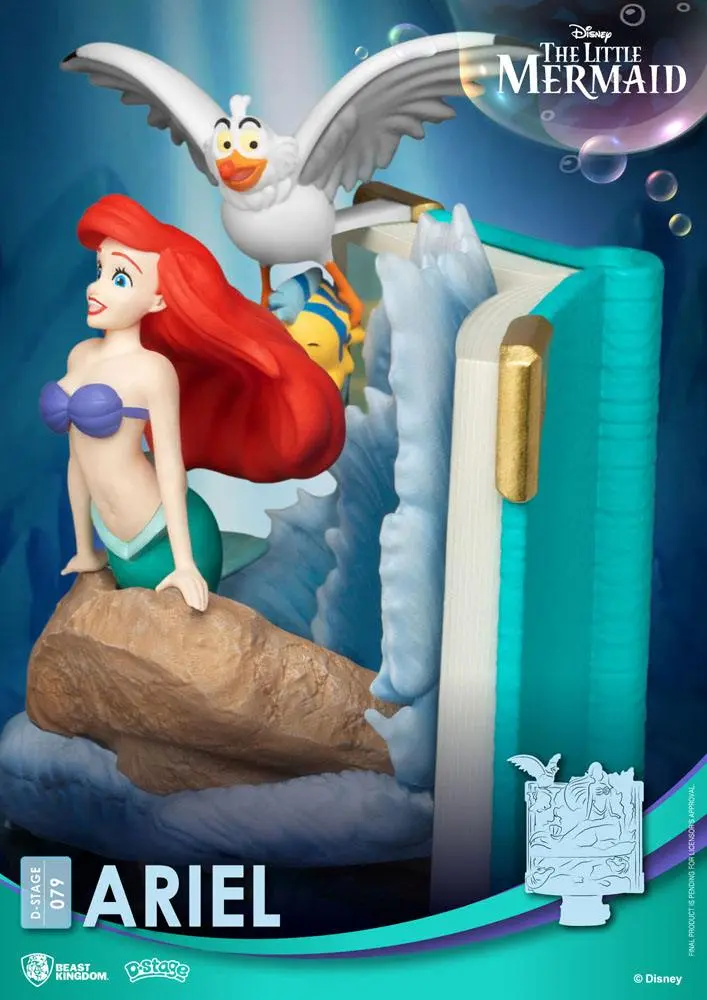 Disney Story Book Series D-Stage PVC Diorama Ariel 15 cm termékfotó