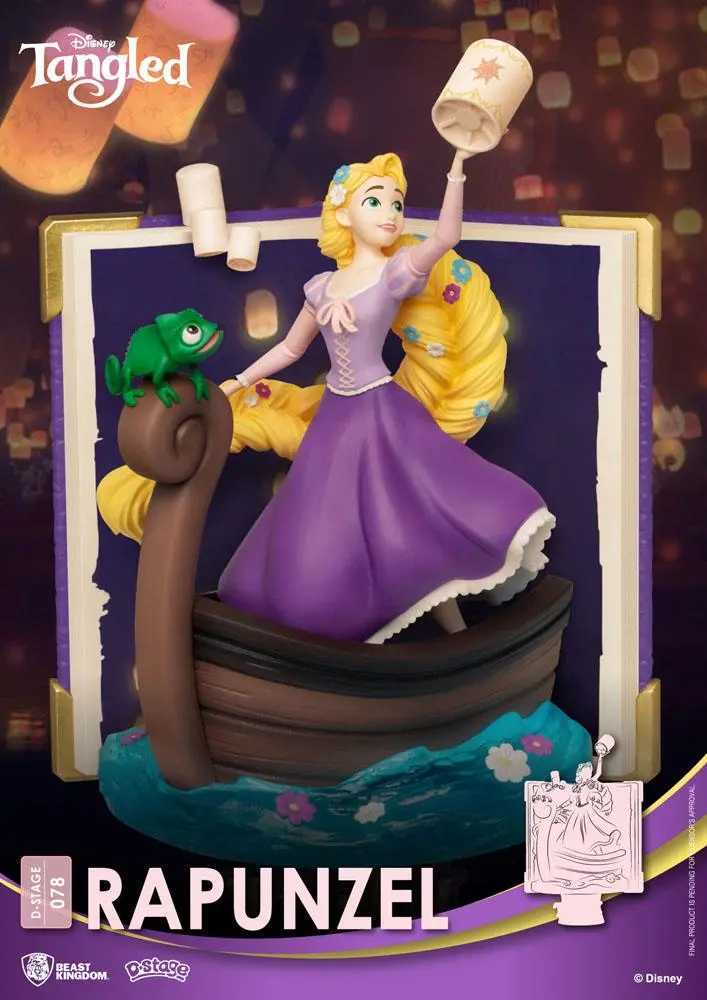 Disney Story Book Series D-Stage PVC Diorama Rapunzel New Version 15 cm product photo
