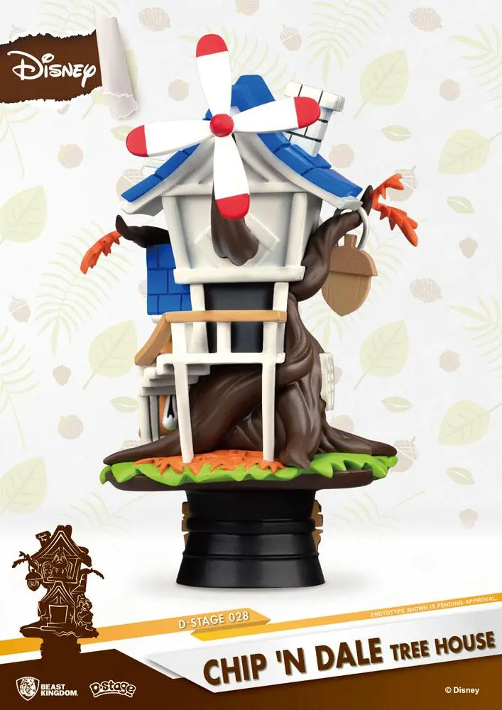 Disney Summer Series D-Stage PVC Diorama Chip 'n Dale Tree House 16 cm product photo