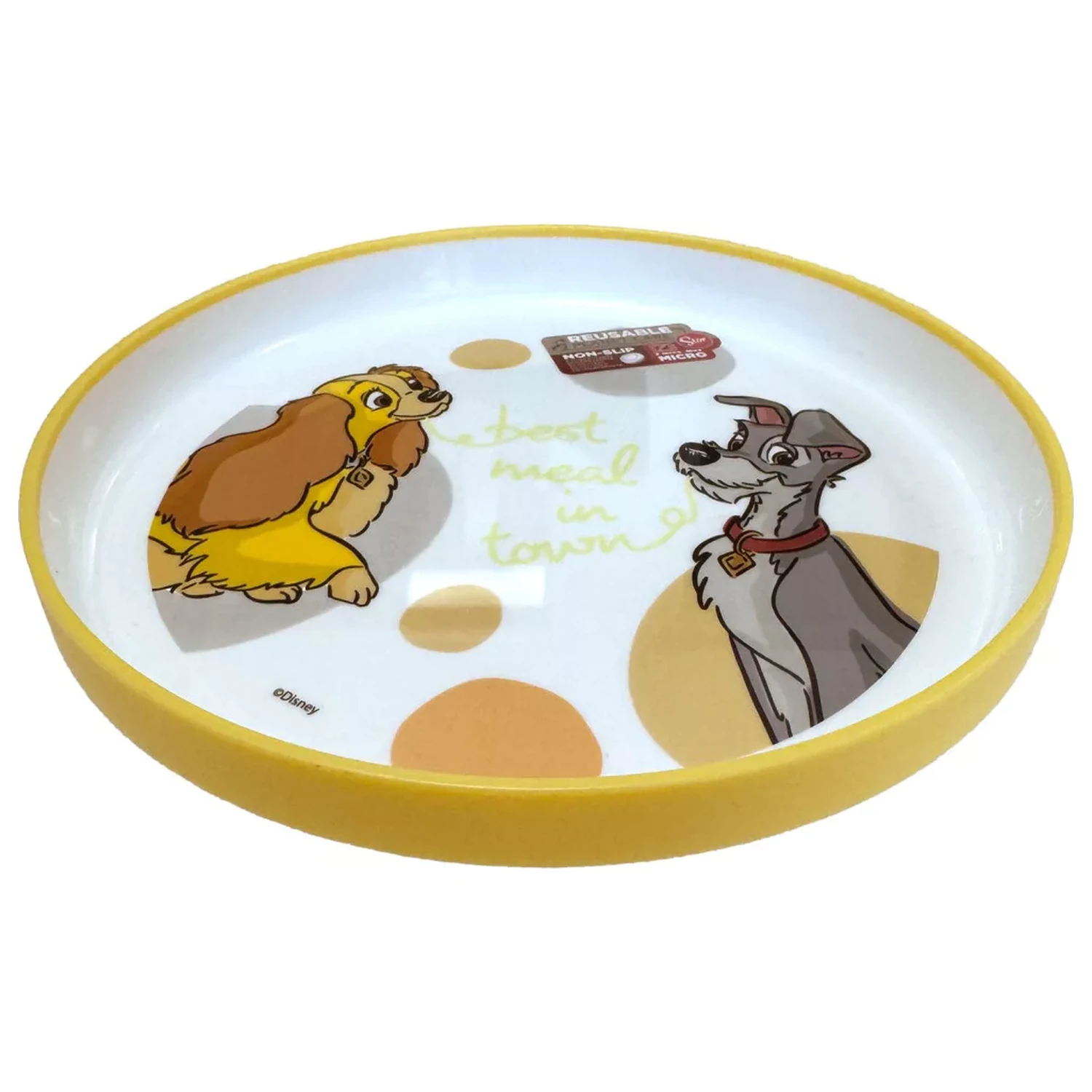 Disney Lady and the Tramp Best non-slip micro flat plate product photo