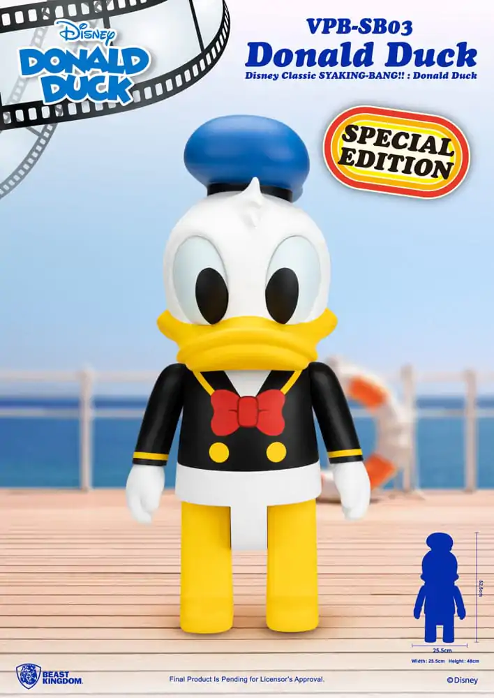 Disney Syaing Bang Vinyl Bank Mickey and Friends Donald Duck 53 cm product photo