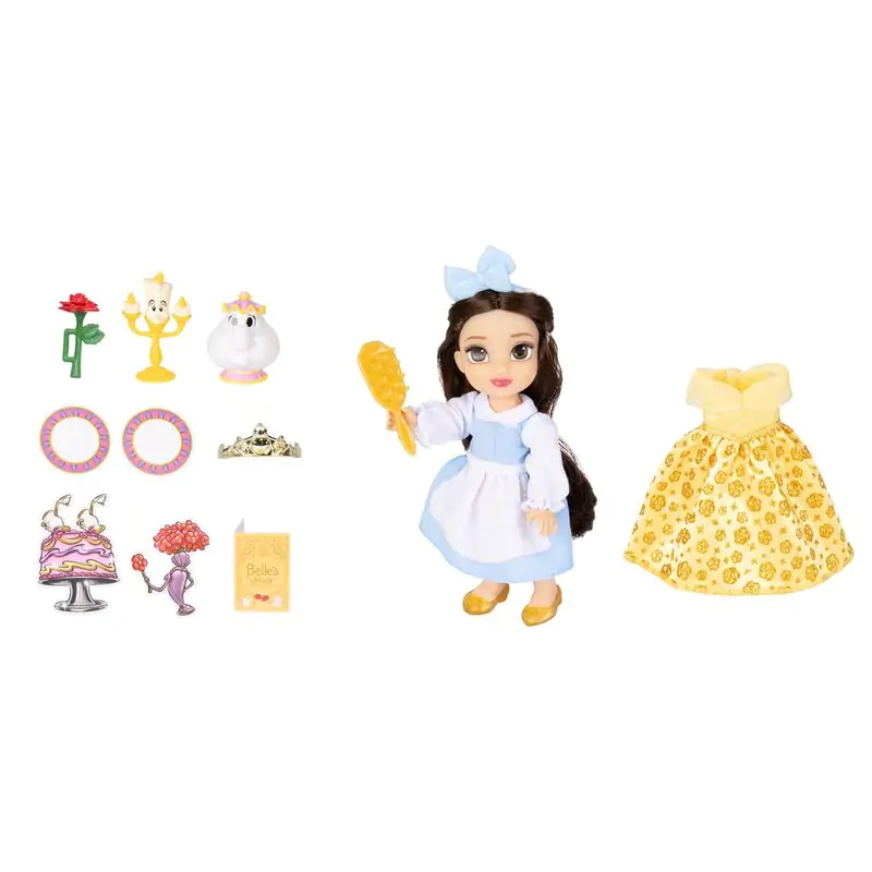 Disney Beauty and the Beast Belle doll 15cm termékfotó