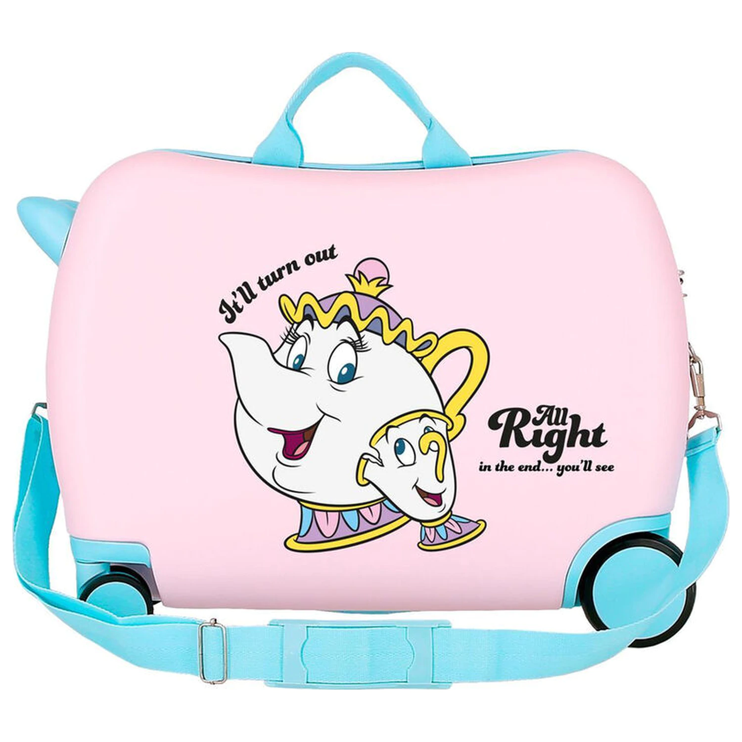 Disney Beauty and the Beast Chip All Right ABS trolley suitcase 50cm product photo