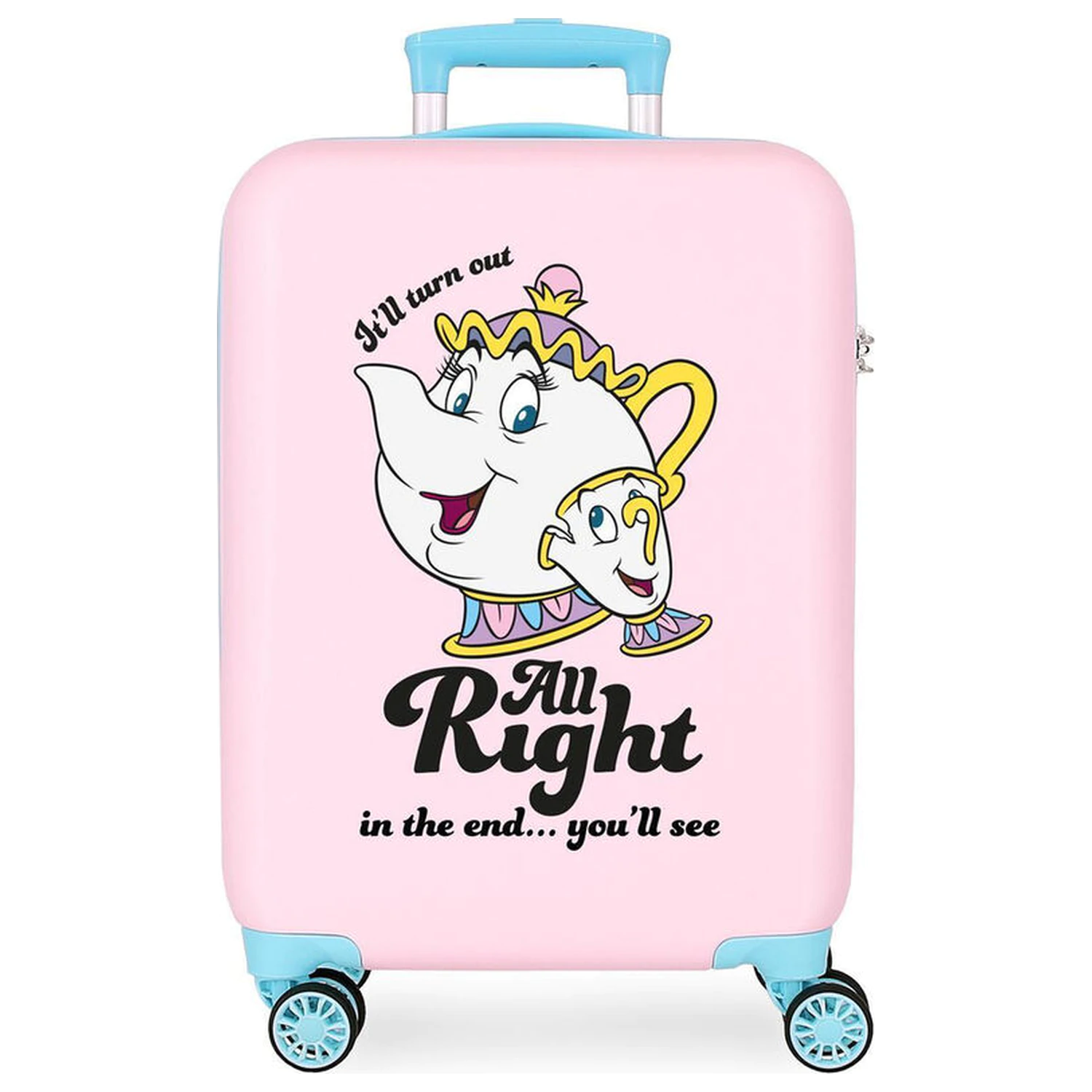 Disney Beauty and the Beast Chip All Right ABS trolley suitcase 55cm product photo