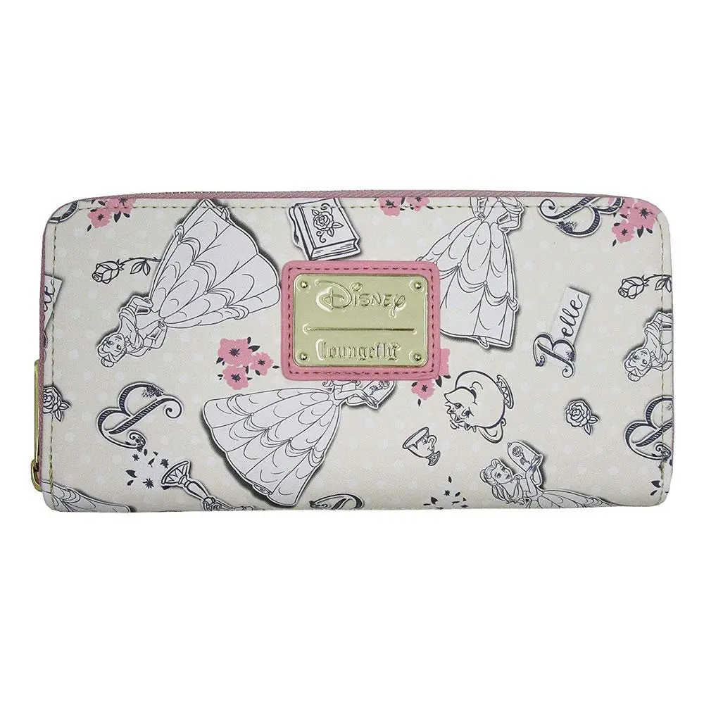 Disney by Loungefly Wallet Beauty and the Beast Creme heo Exclusive product photo