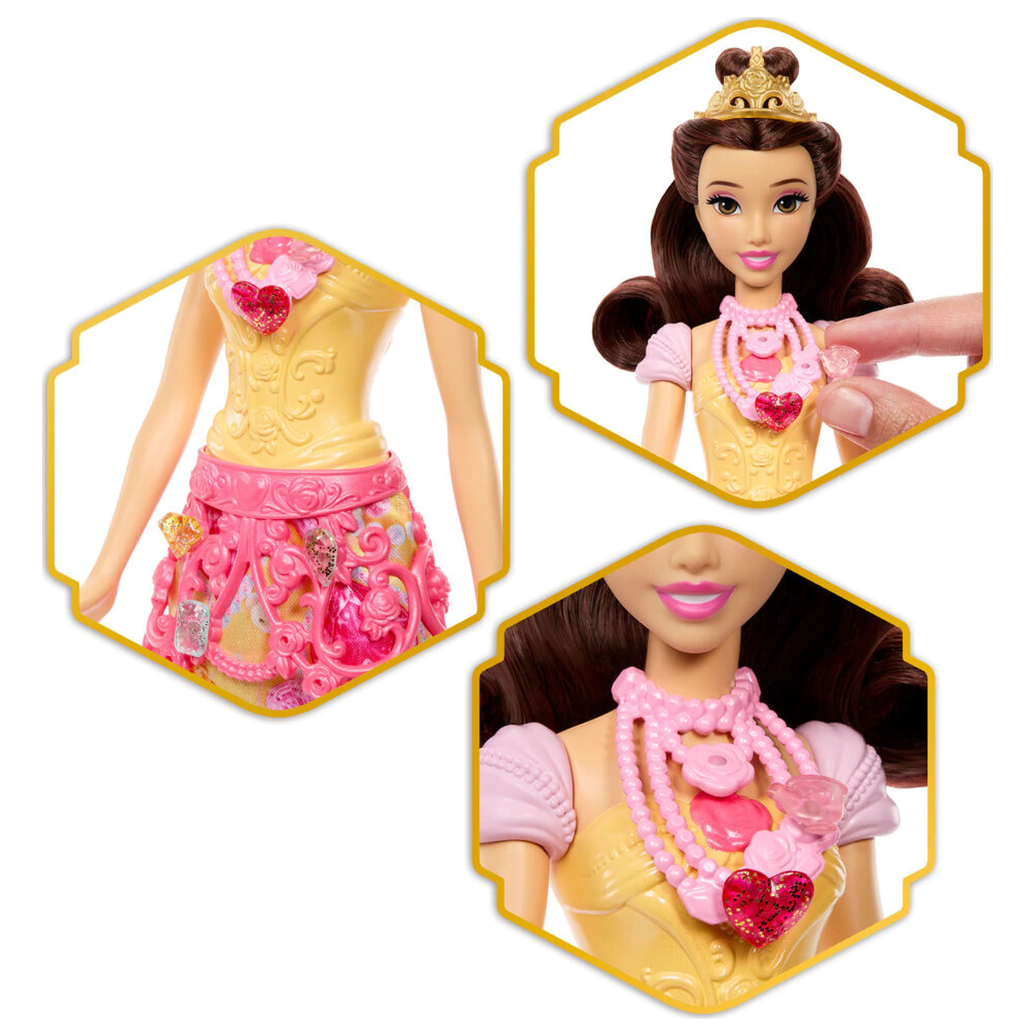 Disney Beauty and the Beast Reveal Belle doll product photo