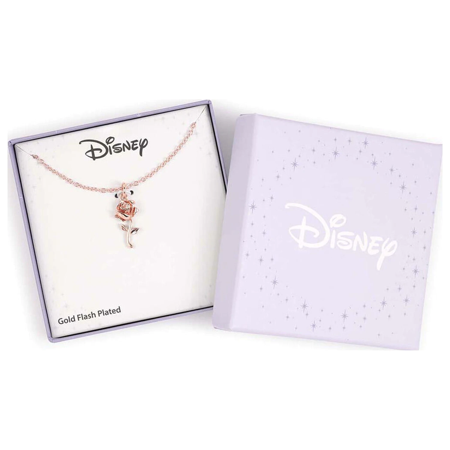 Disney Beauty and the Beast Rose necklace product photo