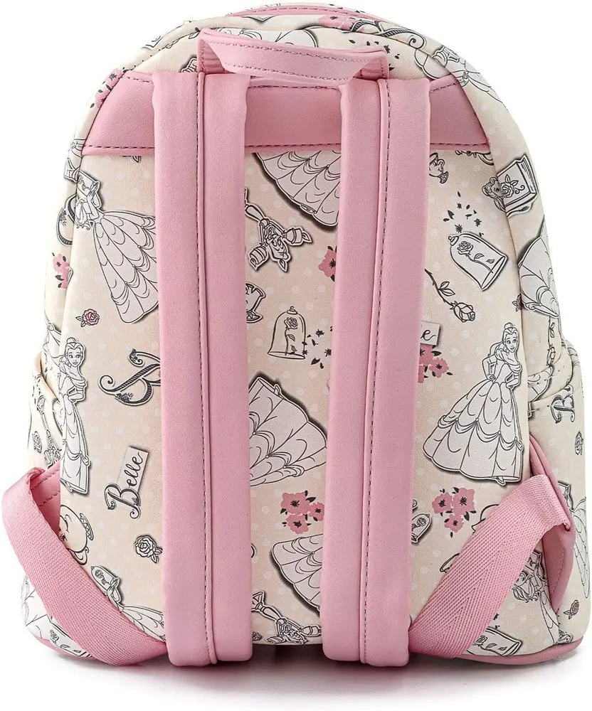 Disney by Loungefly Backpack Beauty and the Beast Belle Creme AOP heo Exclusive termékfotó