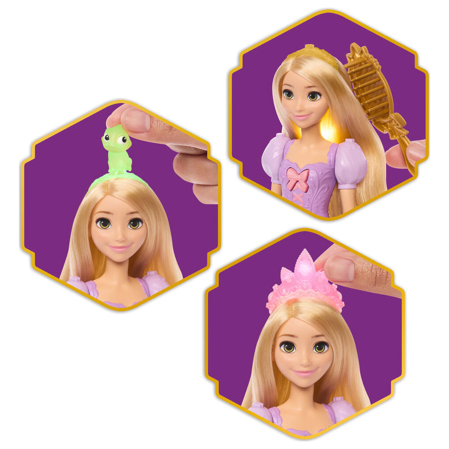 Disney Tangled Reveal Rapunzel doll product photo