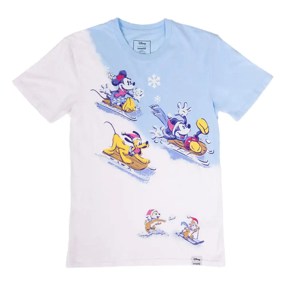 Disney by Loungefly Tee T-Shirt Unisex Mickey and Friends Winter Wonderland product photo