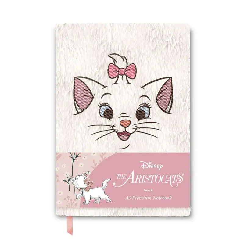 Disney The Aristocats A5 premium plush notebook product photo