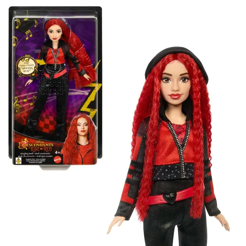 Disney The Descendants 4 Red Singing doll product photo