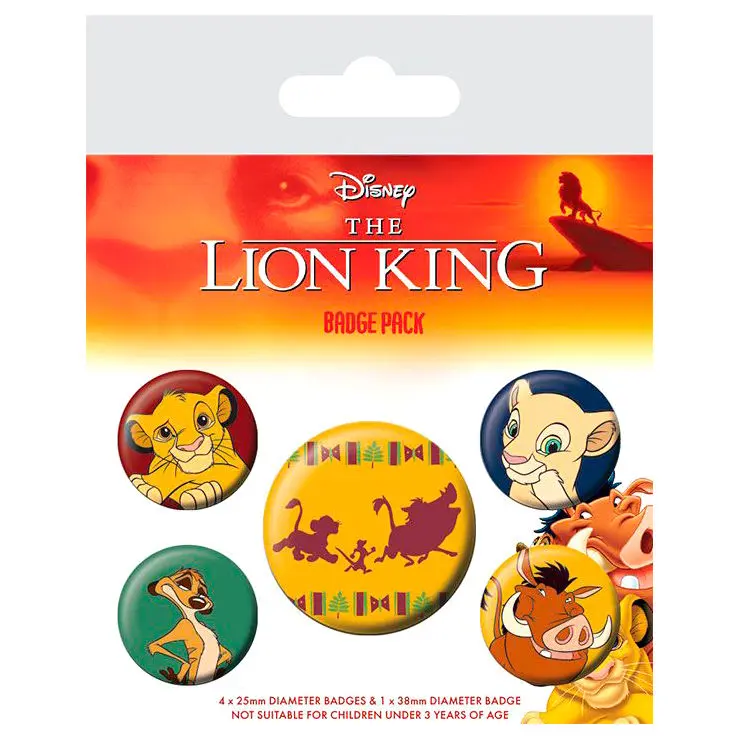 The Lion King Pin-Back Buttons 5-Pack Hakuna Matata product photo