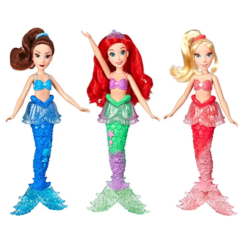 Disney The Little Mermaid Ariel and Sisters pack 3 dolls 32cm product photo