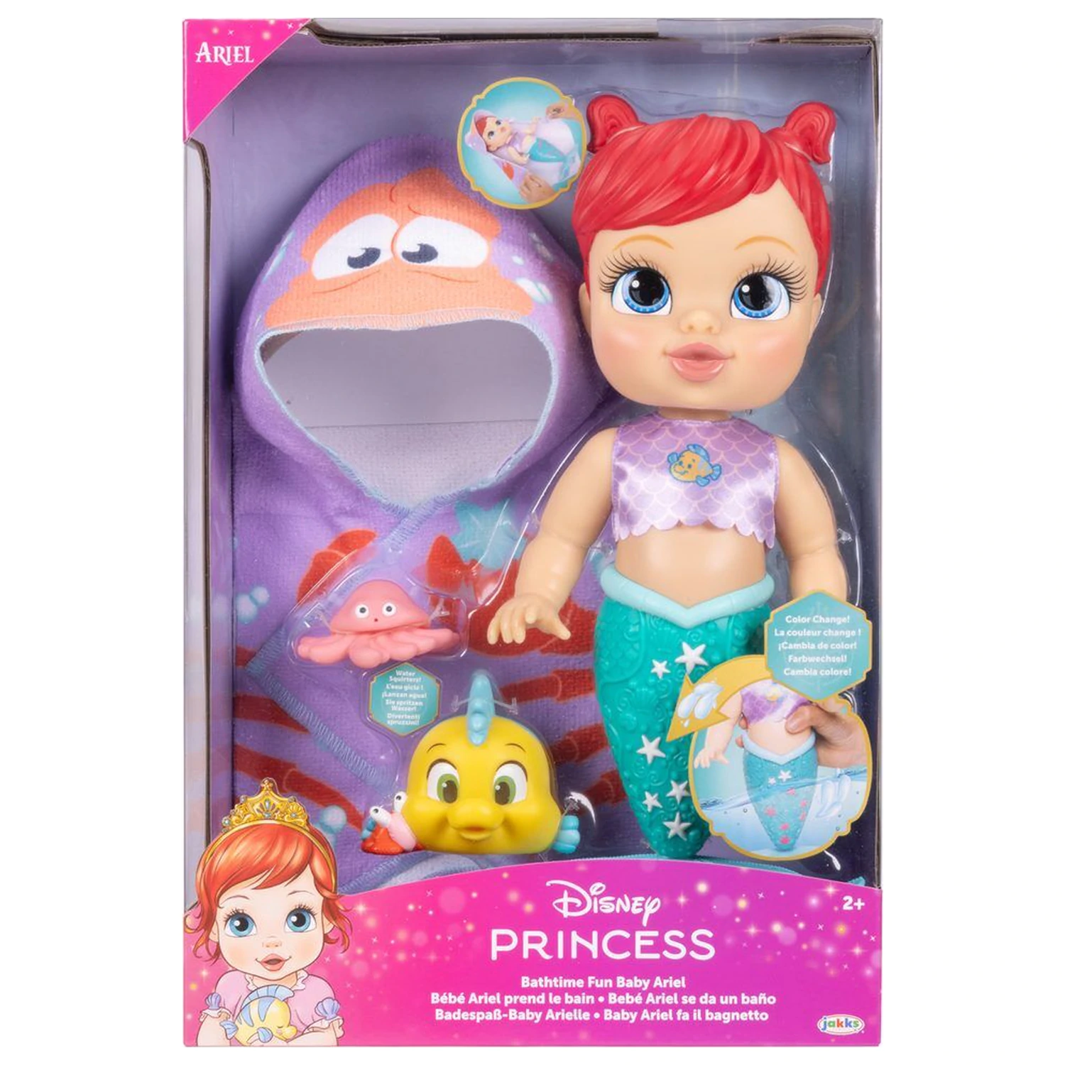Disney The Little Mermaid Ariel baby doll 30cm product photo
