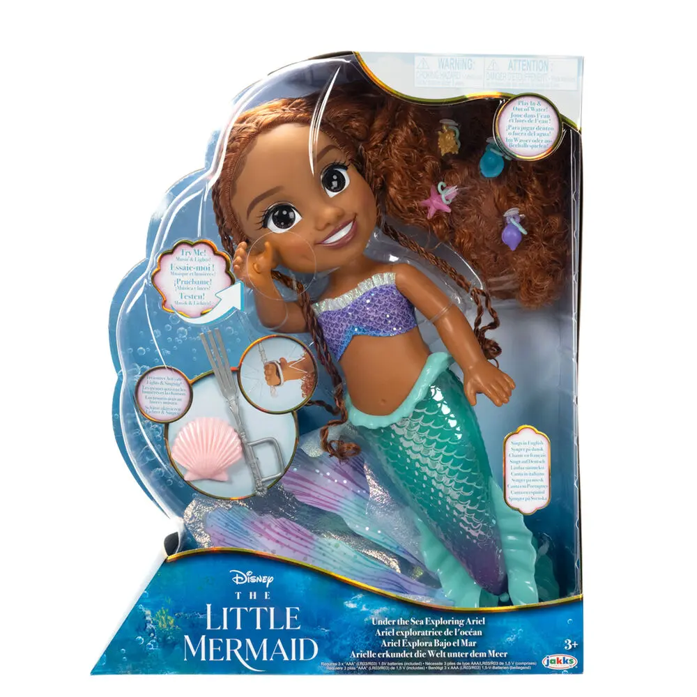 Disney The Little Mermaid Ariel doll with sound 38cm termékfotó