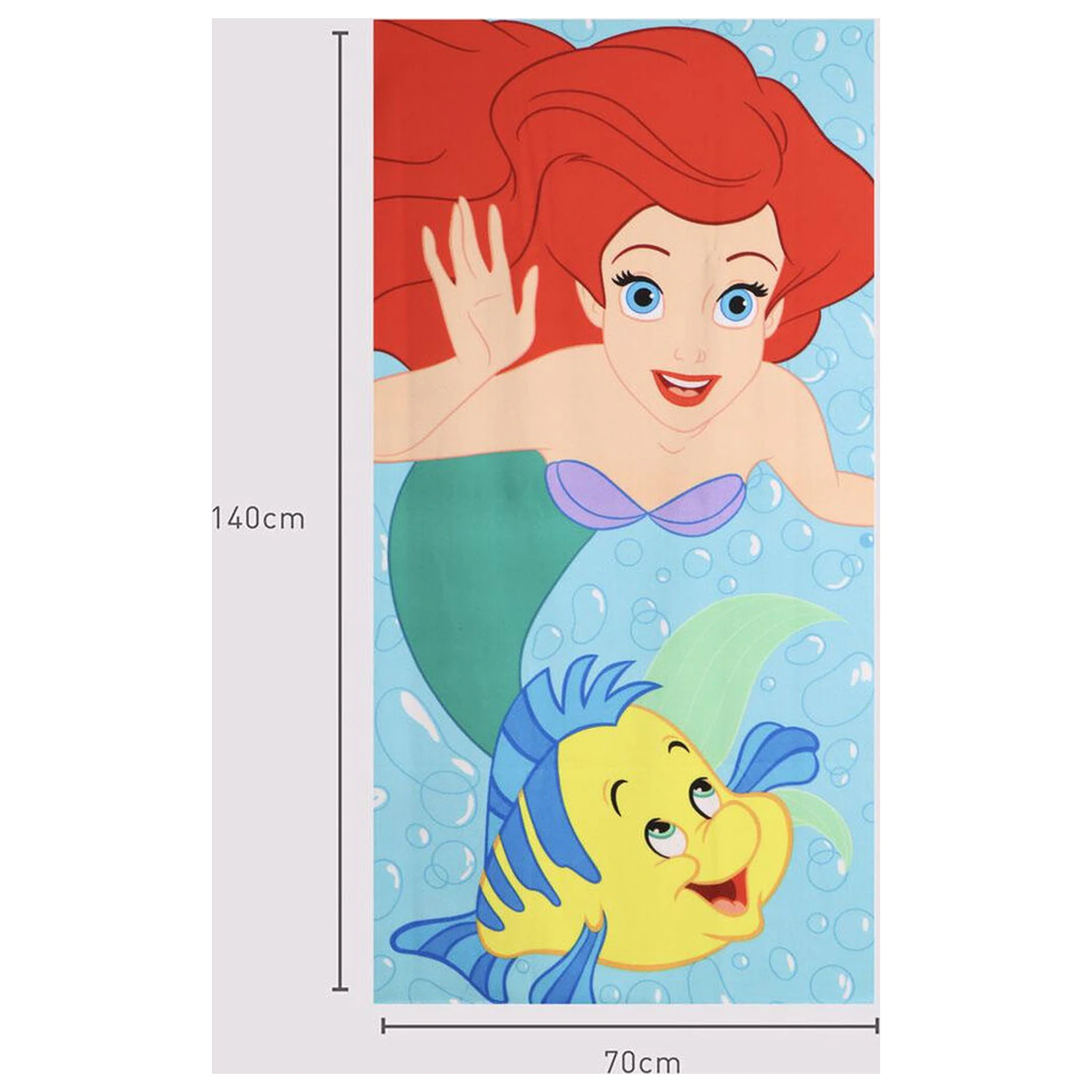 Disney The Little Mermaid Ariel microfibre beach towel product photo