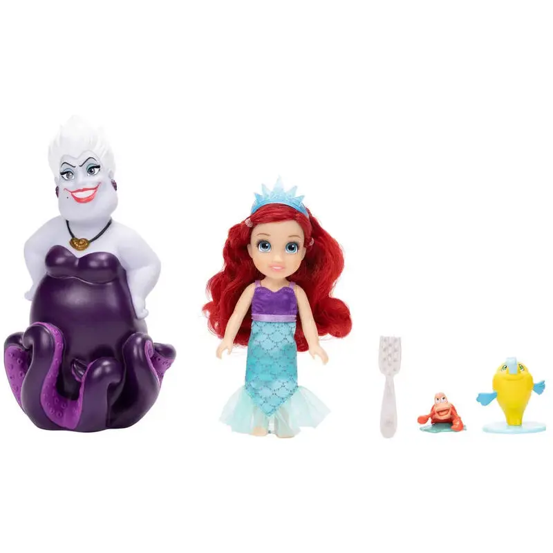 Disney The Little Mermaid Ariel + Ursula doll 15cm product photo