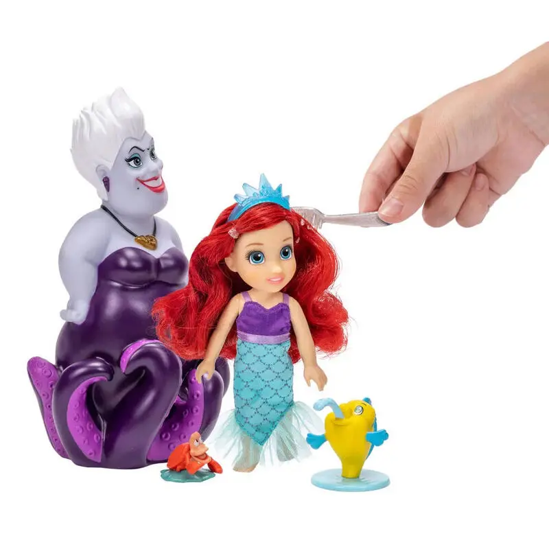 Disney The Little Mermaid Ariel + Ursula doll 15cm product photo