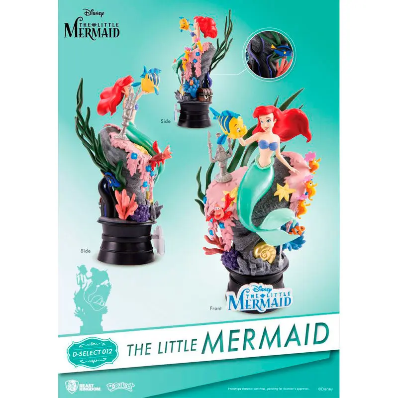 The Little Mermaid D-Select PVC Diorama 15 cm termékfotó