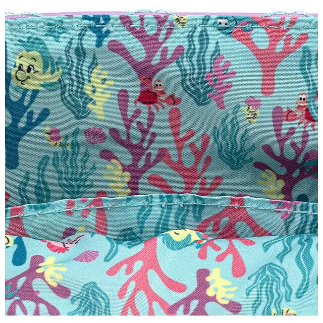 Disney by Loungefly Crossbody Little Mermaid Ombre Scales Shell product photo