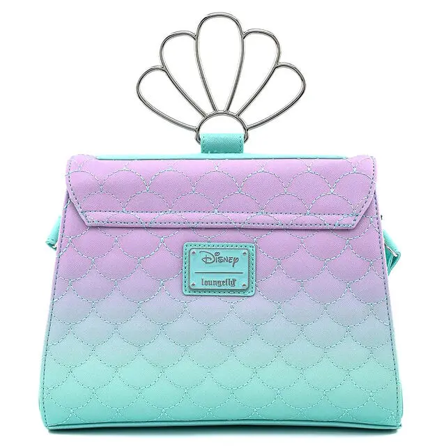 Disney by Loungefly Crossbody Little Mermaid Ombre Scales Shell product photo