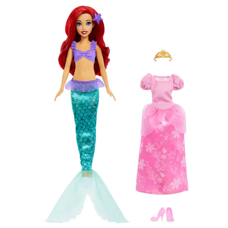 Disney The Little Mermaid - Mermaid to Princess Ariel doll product photo