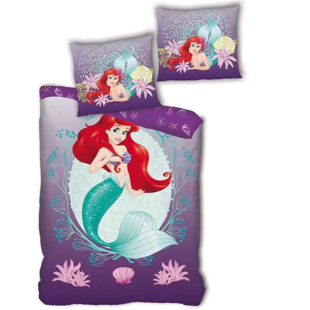 Disney The Little Mermaid microfibre duvet cover bed 90cm product photo