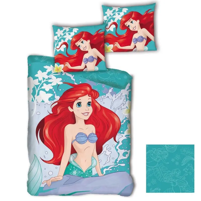 Disney The Little Mermaid cotton duvet cover bed 90cm product photo