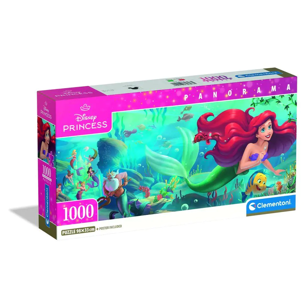 Disney The Little Mermaid Panorama puzzle 1000pcs product photo