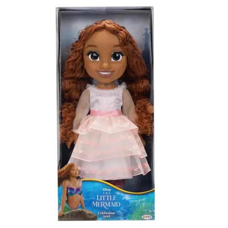 Disney The Little Mermaid pink dress Ariel doll 38cm product photo