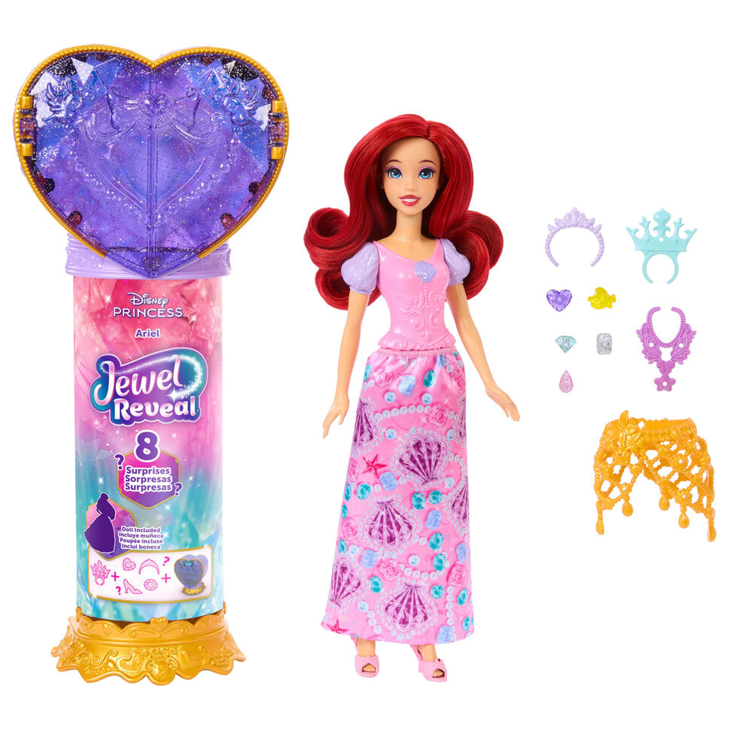 Disney The Little Mermaid Reveal Ariel doll product photo