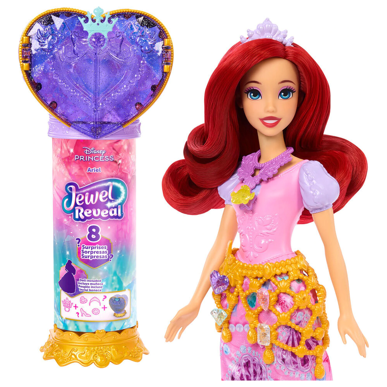 Disney The Little Mermaid Reveal Ariel doll product photo
