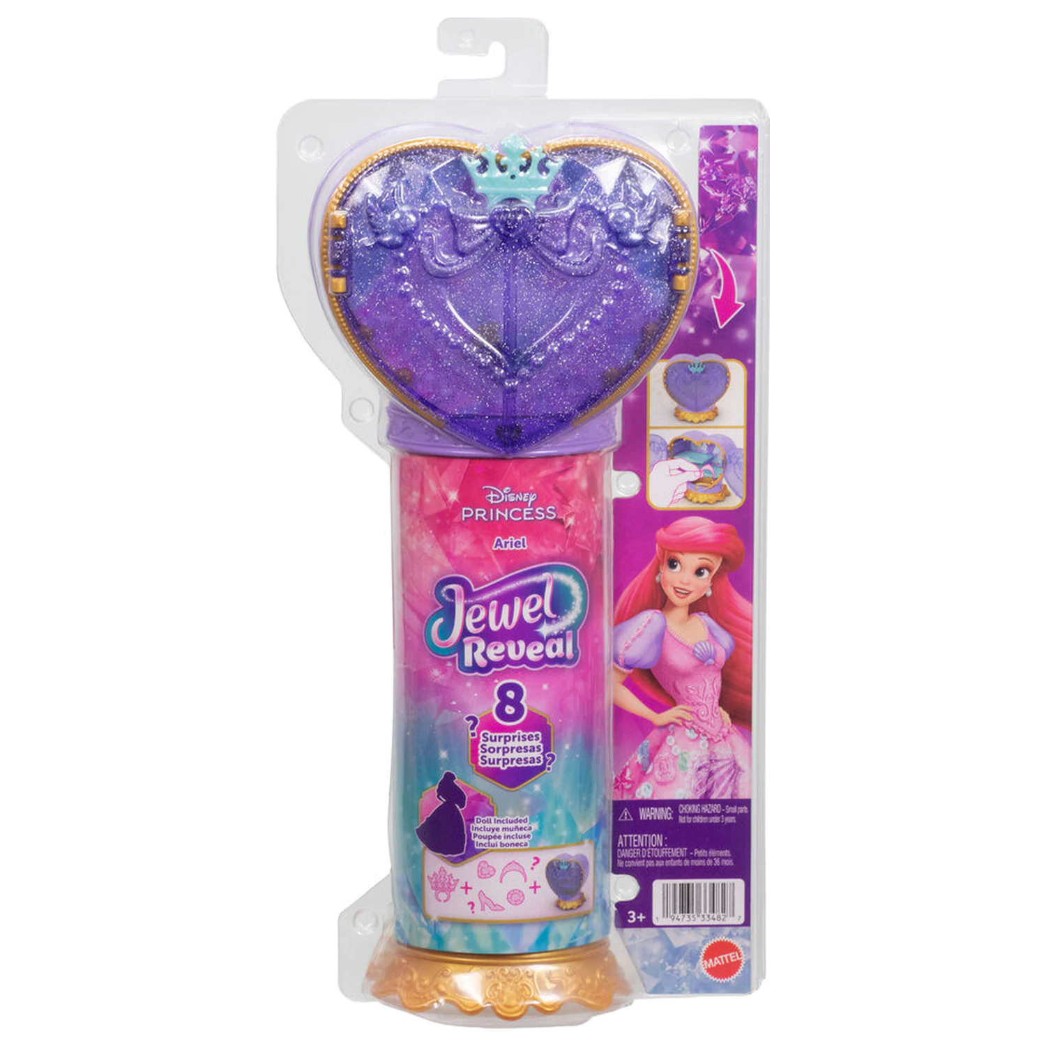 Disney The Little Mermaid Reveal Ariel doll product photo