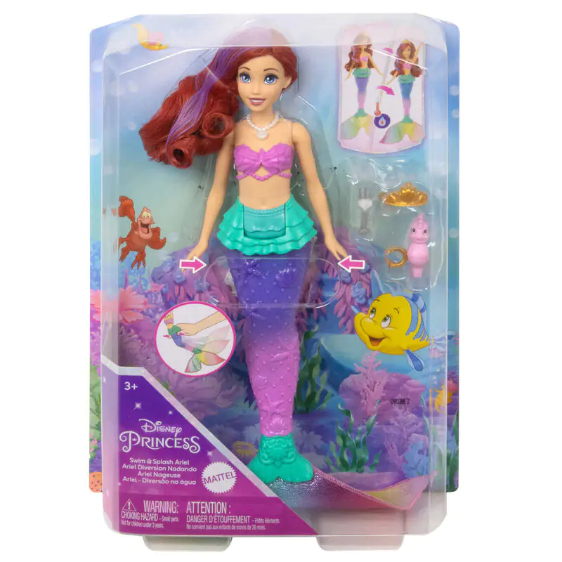 Disney The Little Mermaid Swim & Splash Ariel doll termékfotó