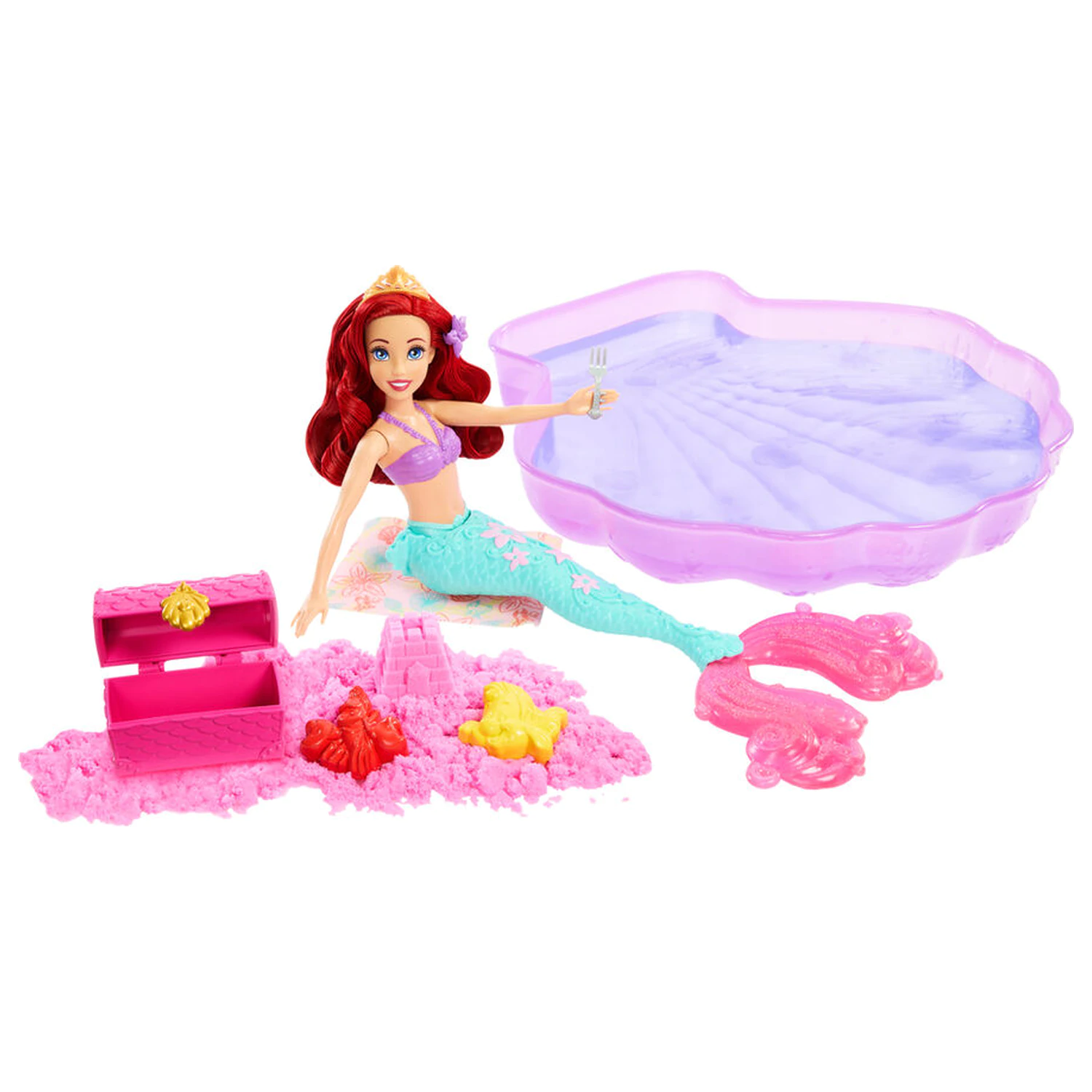Disney The Little Mermaid Water and Sand Ariel doll product photo