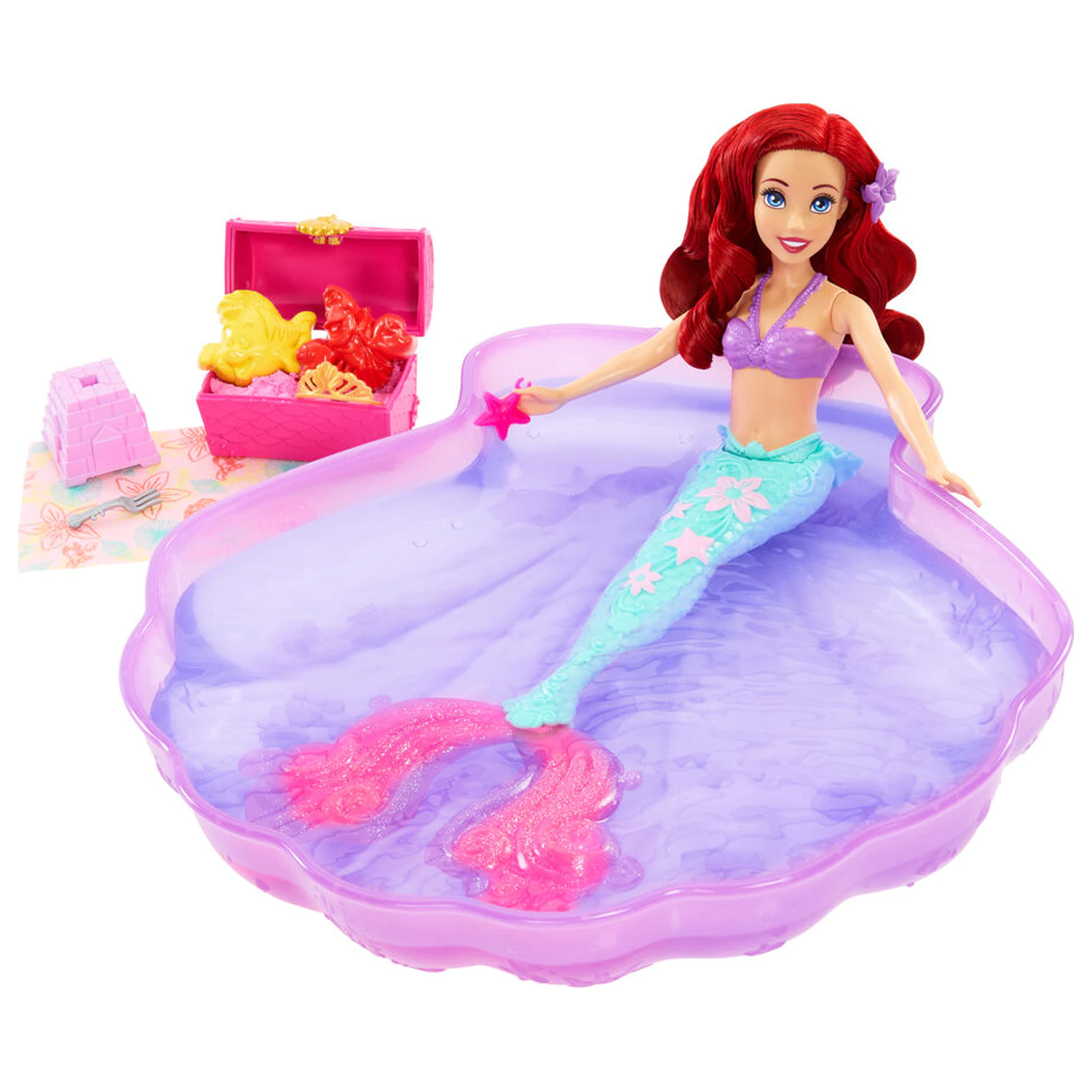 Disney The Little Mermaid Water and Sand Ariel doll product photo