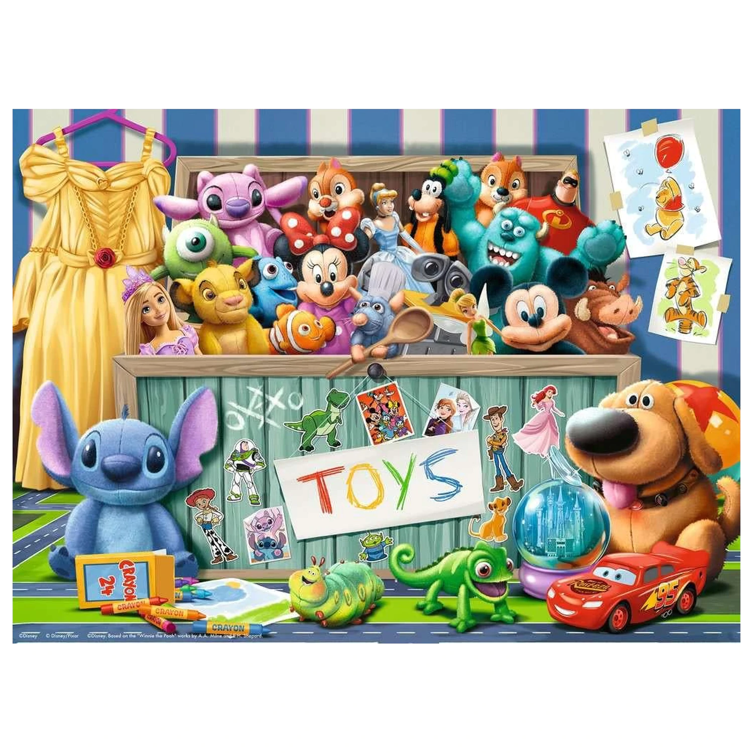 Disney The Magic Toy Box Puzzle 100 pcs product photo