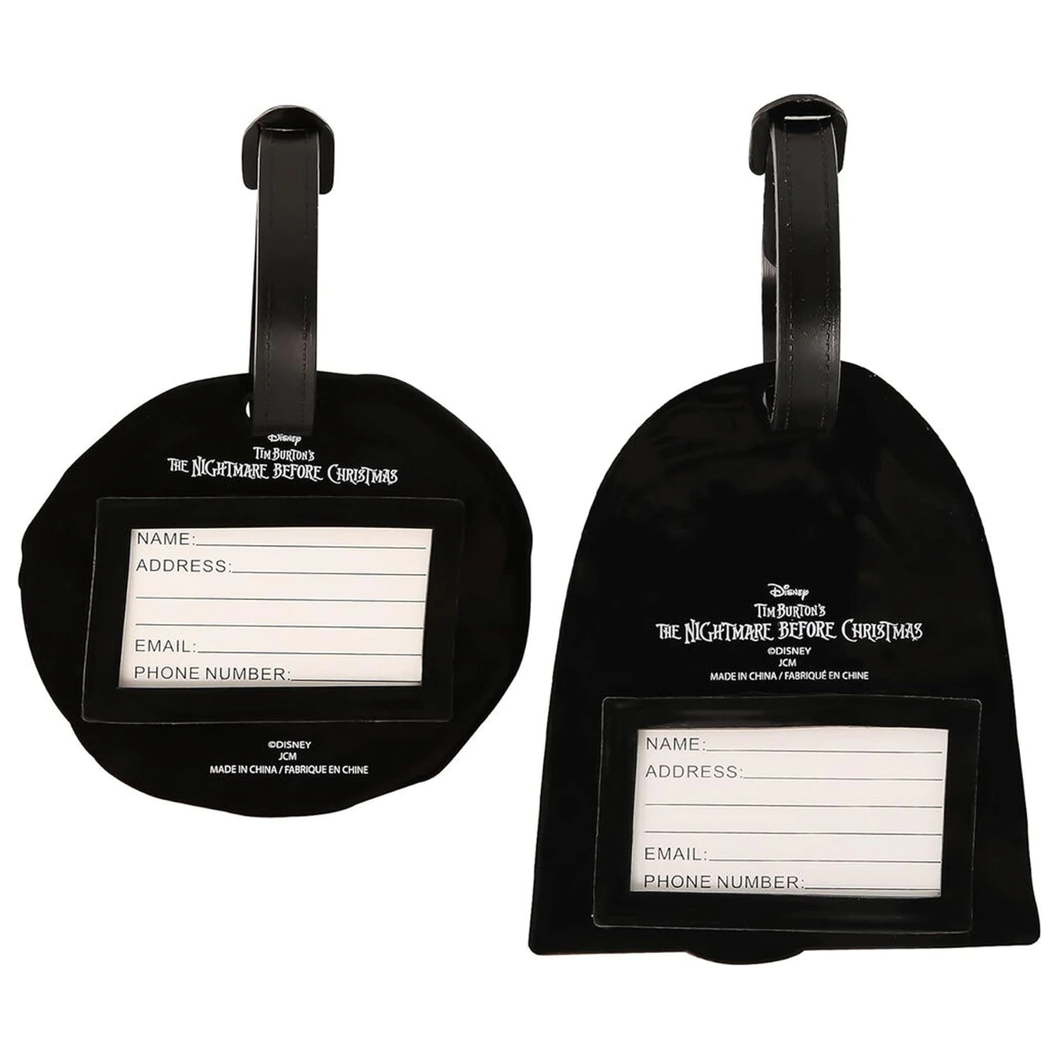 Disney The Nightmare Before Christmas set of 2 luggage labels product photo