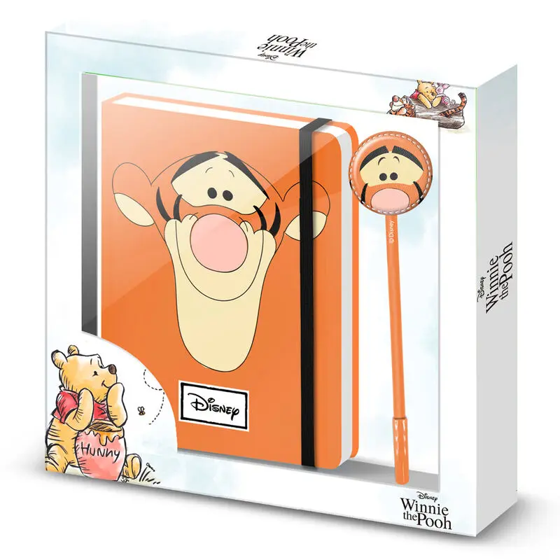Disney Notebook with Pen Gift Set Tigger Face termékfotó